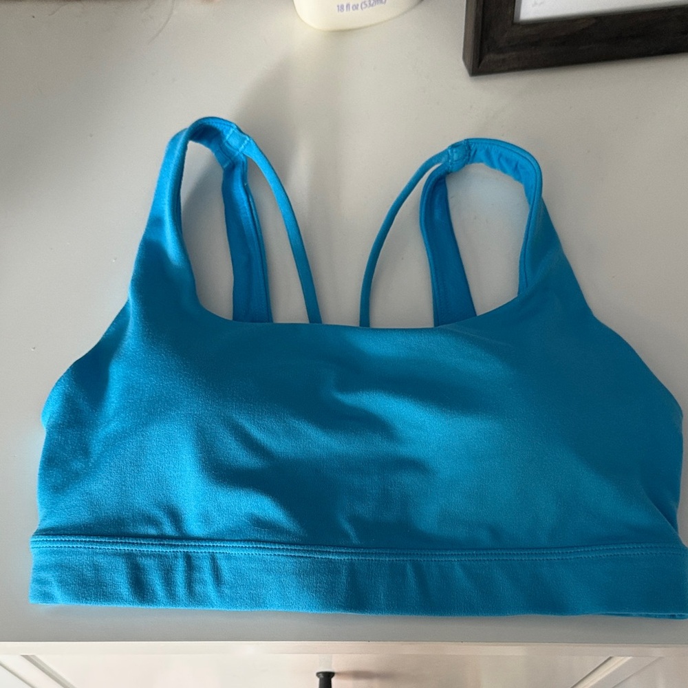 Athleta Vibrant Blue Sports Bra